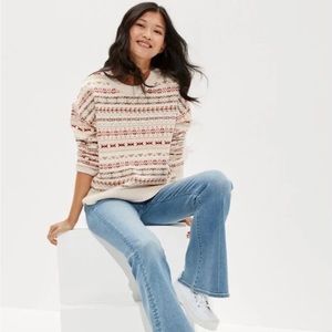 American Eagle Farisle Sweater. Size Medium